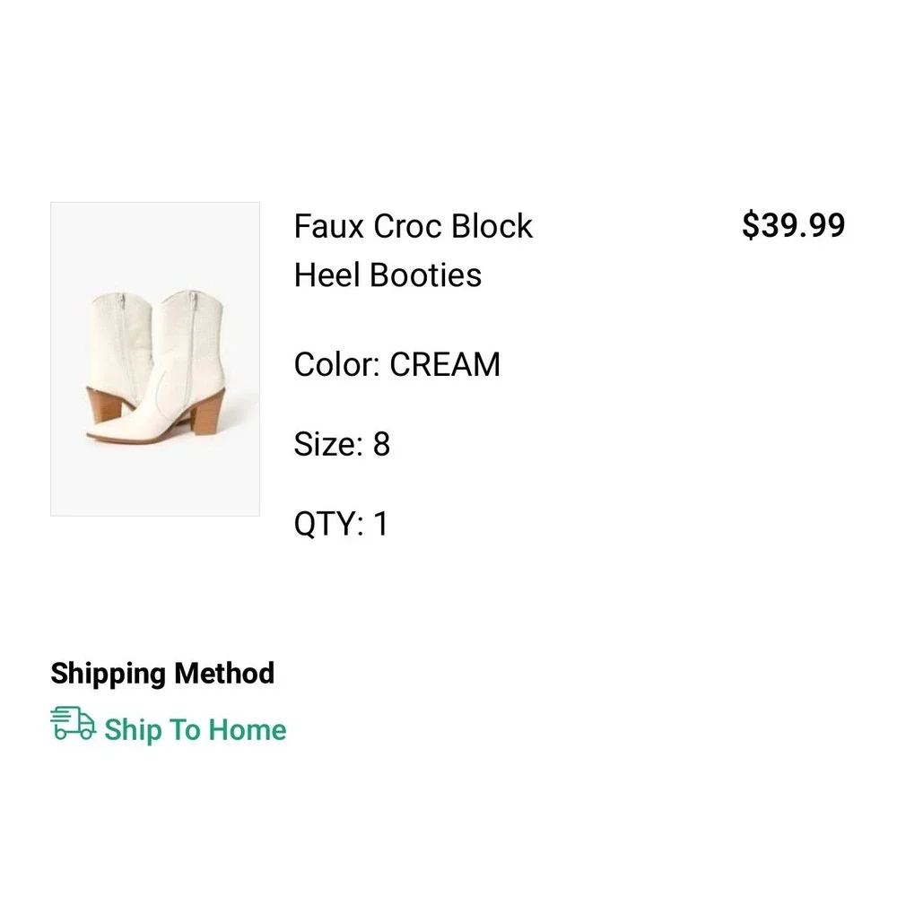 NWT FOREVER 21 snakeskin faux cowgirl boots‎